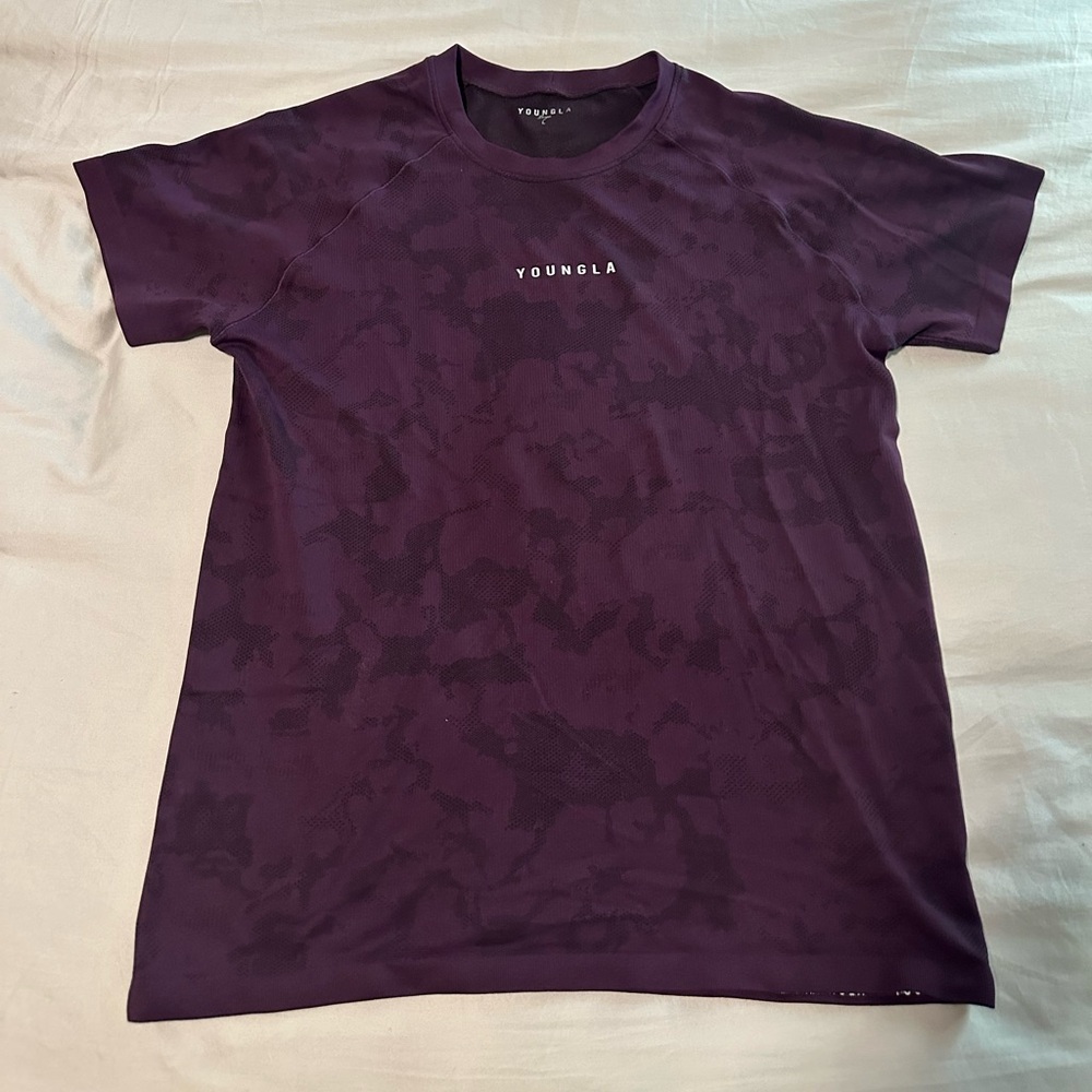 Mens Youngla 437 Digital Pattern Compression Tee … - image 3